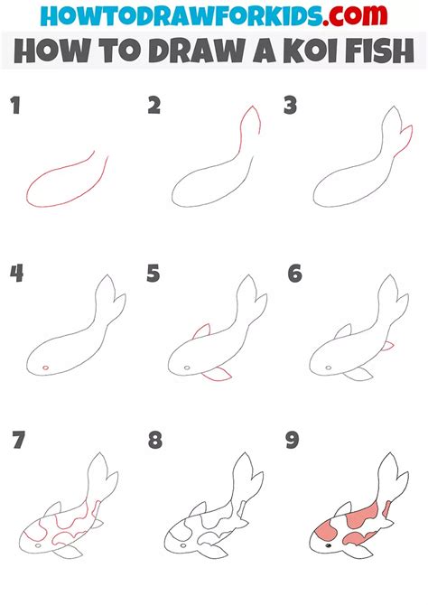 koi fish drawing|Hello! Dropping a step by step tutorial just in case you want.